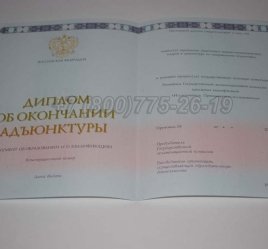 Диплом Адъюнктуры 2014г в Омске