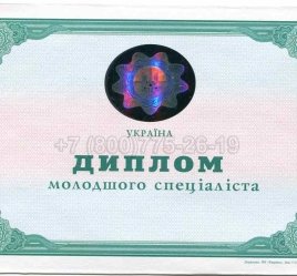 Диплом Техникума Украины 2003г в Омске