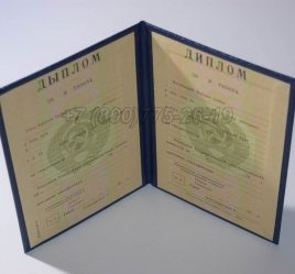 Диплом о Высшем Образовании Белорусской ССР в Омске