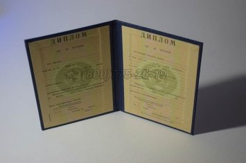 Диплом о Высшем Образовании Казахской ССР в Омске