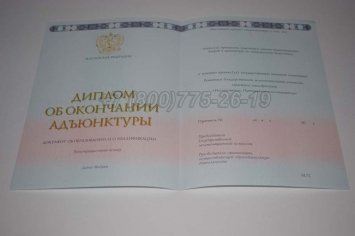 Диплом Адъюнктуры 2023г в Омске